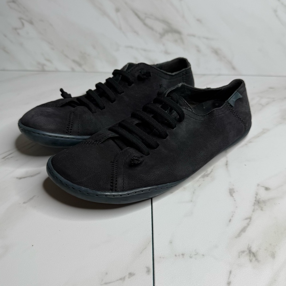 Camper Navy Blue Peu Cami Low-Top Slip on Sneakers Dark Minimalist Casual